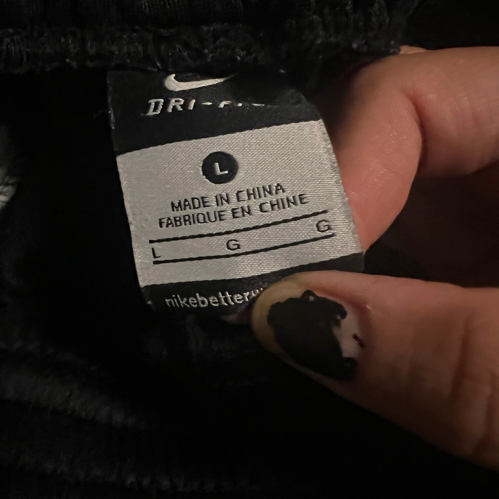 Black Nike track Pants - Picture 3 of 4